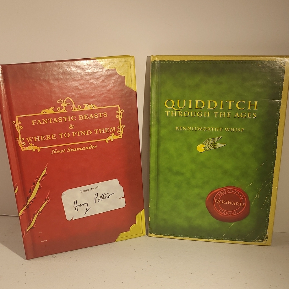 Scholastic Harry Potter Books Fantastic Beasts And Quidditch Through The Ages